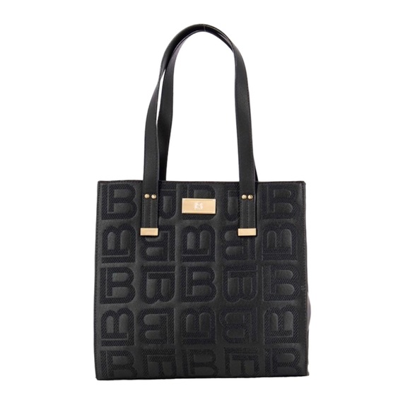 Laura Biagiotti black monogram tote - Picture 3 of 11